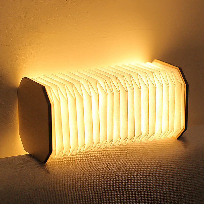 360 Degree Folding LED Retro Lamp Rechargeable Wooden Lamp